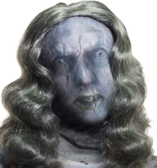 Women's Zombie Mask and Wig Style 39333