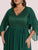 Long Chiffon Lace Dress Size 18 Style 40006G