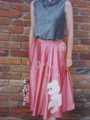 A52    50'S Poodle Skirt Costume Small