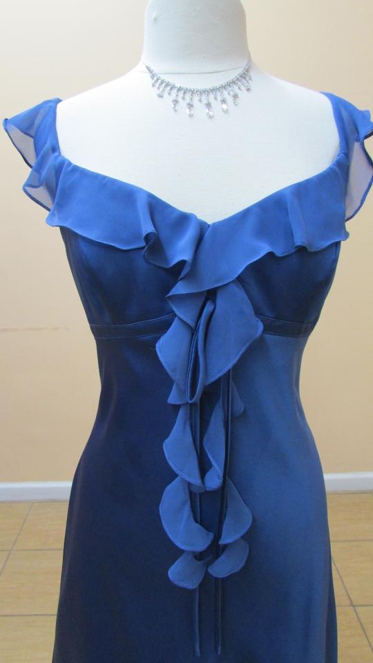Cap Sleeved Long Gown Size 14 Style 6549 - MISS LESTER'S 