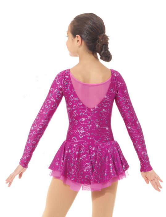 Mondor 664 Child 4-6 Shimmery Figure Skating Dress - MISS LESTER'S 