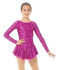 Mondor 664 Child 4-6 Shimmery Figure Skating Dress - MISS LESTER'S 