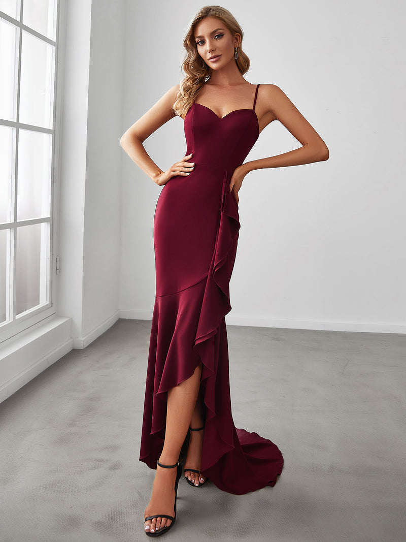 Sleeveless Fishtail Evening Dress with Sweetheart Neckline Style AE00009BD0S