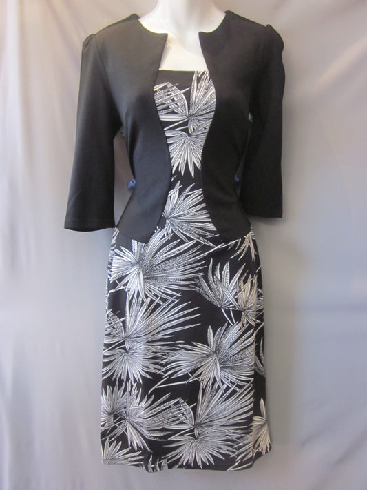 Short Business Pencil Dress Size Medium Style B237 - MISS LESTER'S 