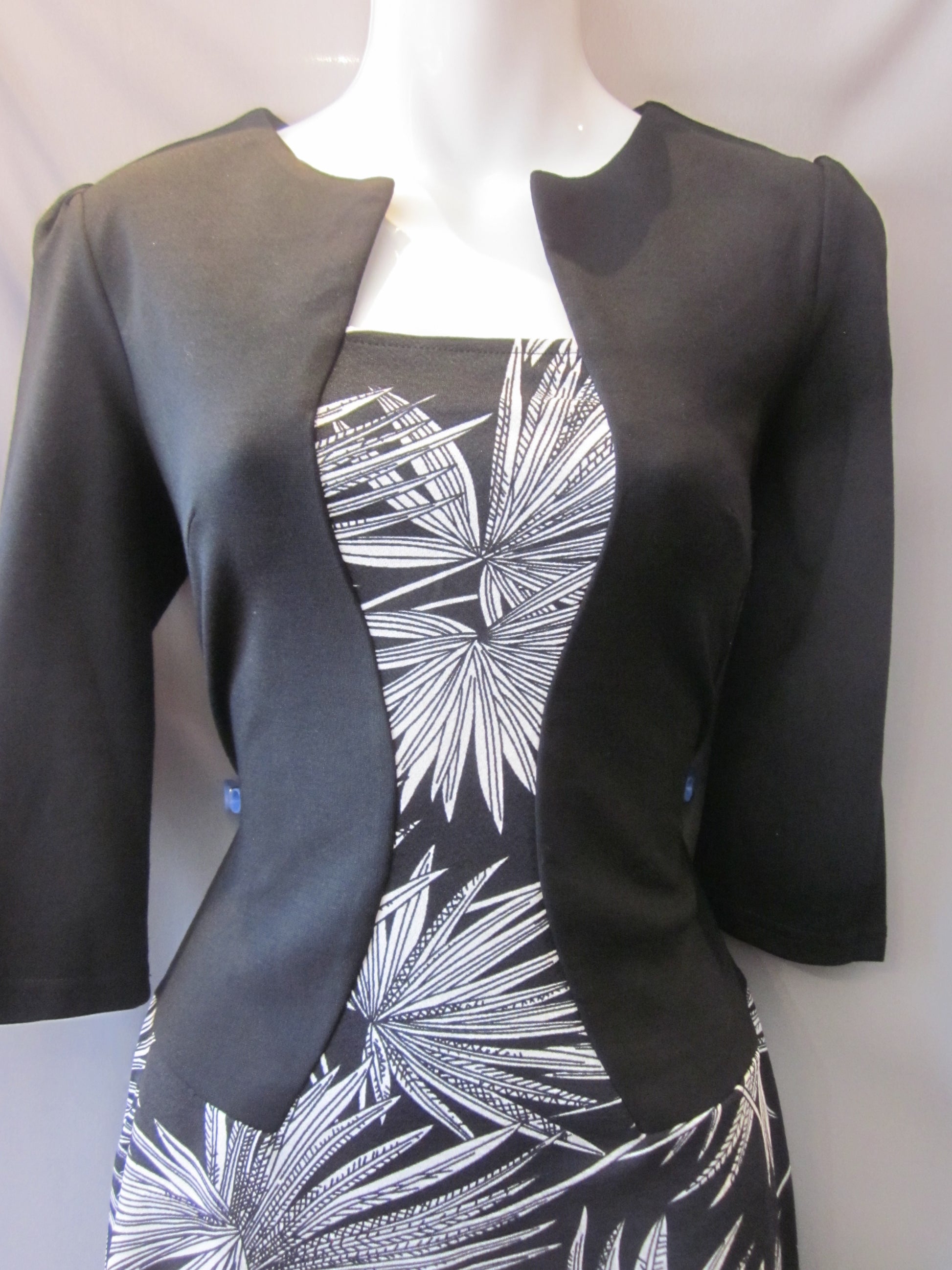 Short Business Pencil Dress Size Medium Style B237 - MISS LESTER'S 