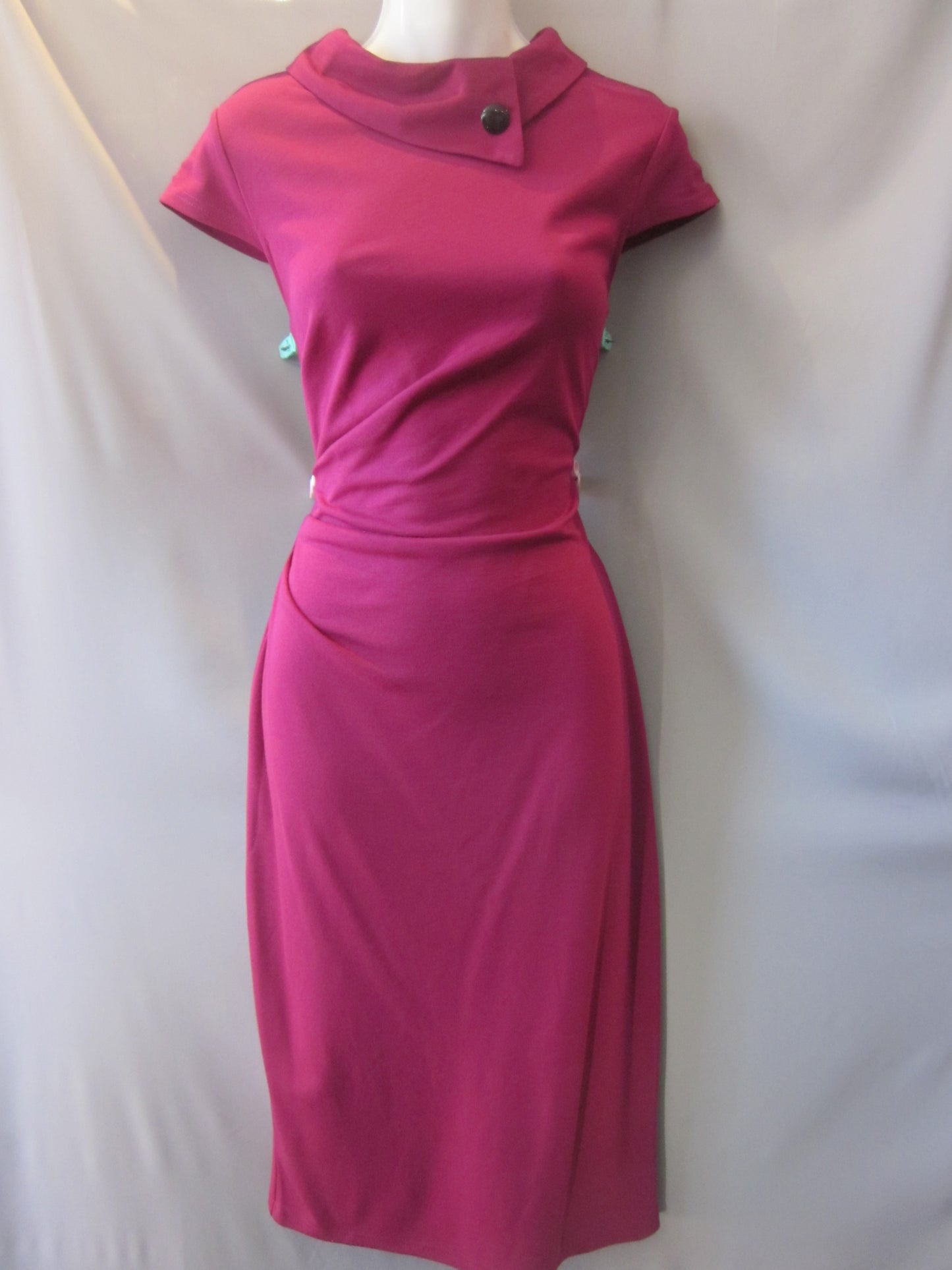 Short Collar Dress Size Large Style B574 - MISS LESTER'S 