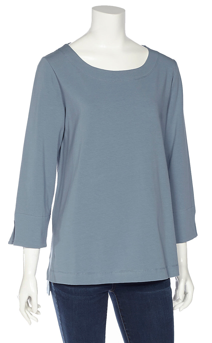 3/4 Sleeve Ballet Neck Top Style CTN-200 - MISS LESTER'S 