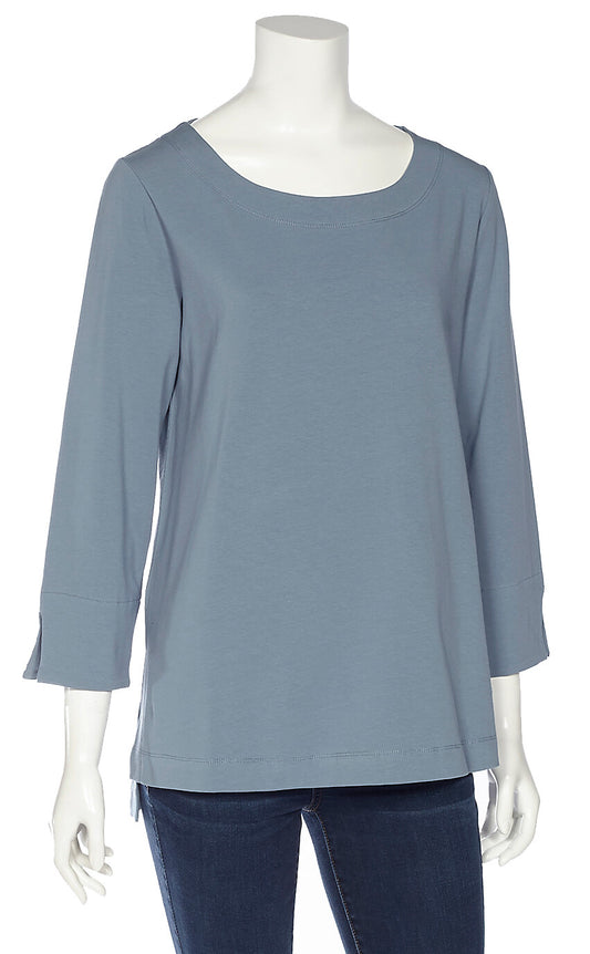 3/4 Sleeve Ballet Neck Top Style CTN-200 - MISS LESTER'S 