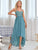 Women's A Line Evening Dresses with Spaghetti Straps