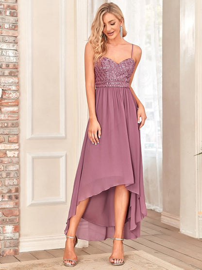 Women's A Line Evening Dresses with Spaghetti Straps - MISS LESTER'S 