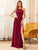 Halter Neck Chiffon Evening Dress With Embroidery