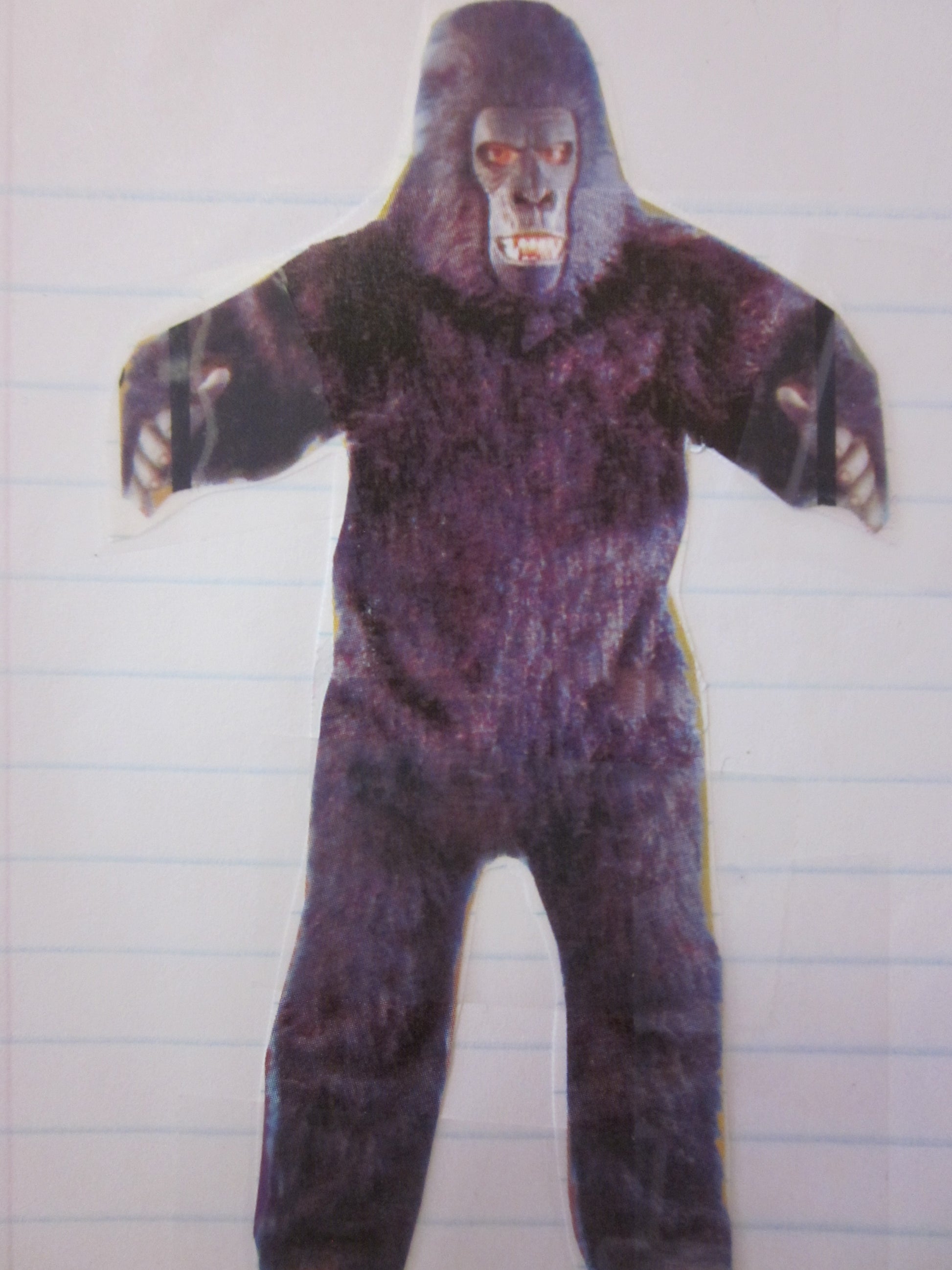 Large Black Gorilla Costume 9 - MISS LESTER'S 