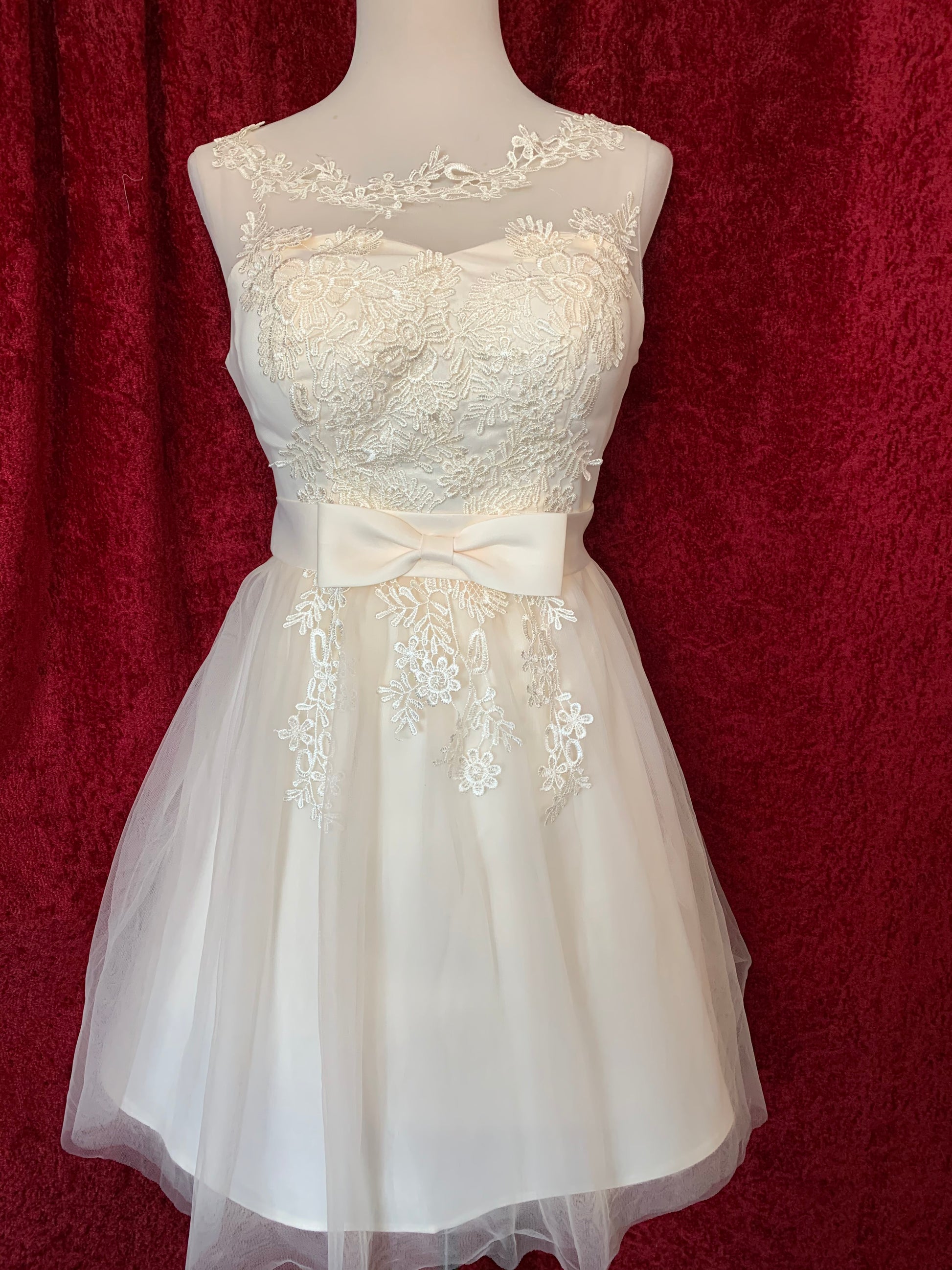 Short Tulle Dress Size 10 Style HJZY65 - MISS LESTER'S 