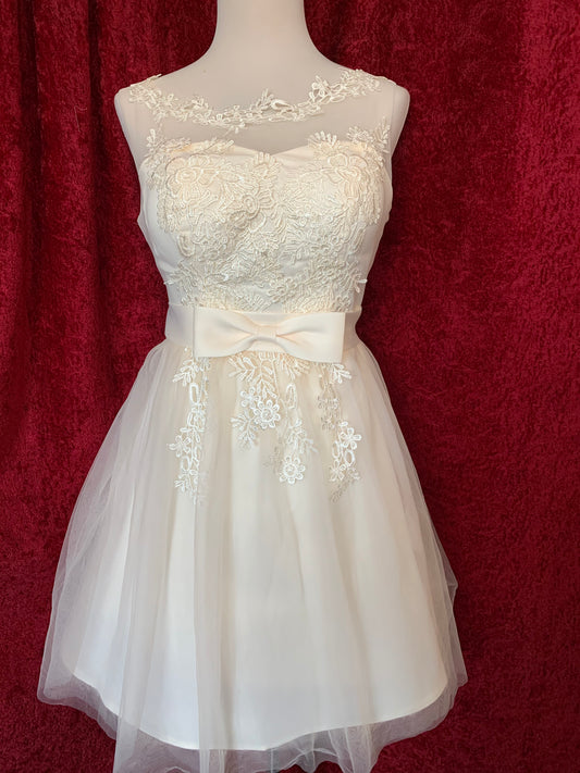 Short Tulle Dress Size 10 Style HJZY65 - MISS LESTER'S 