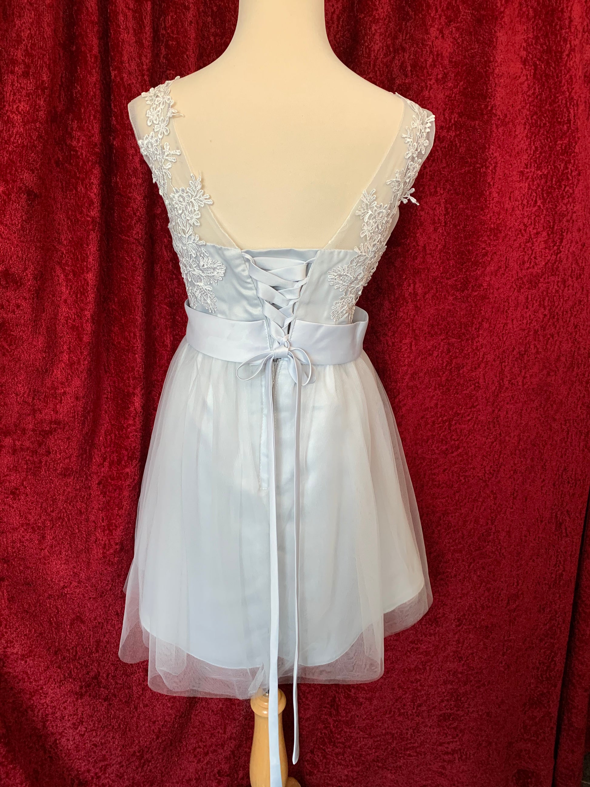 Short Tulle Dress Size 16 Style HJZY65 - MISS LESTER'S 