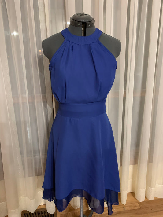 Short Halter Style Dress Size XL Style WQZ045XL - MISS LESTER'S 