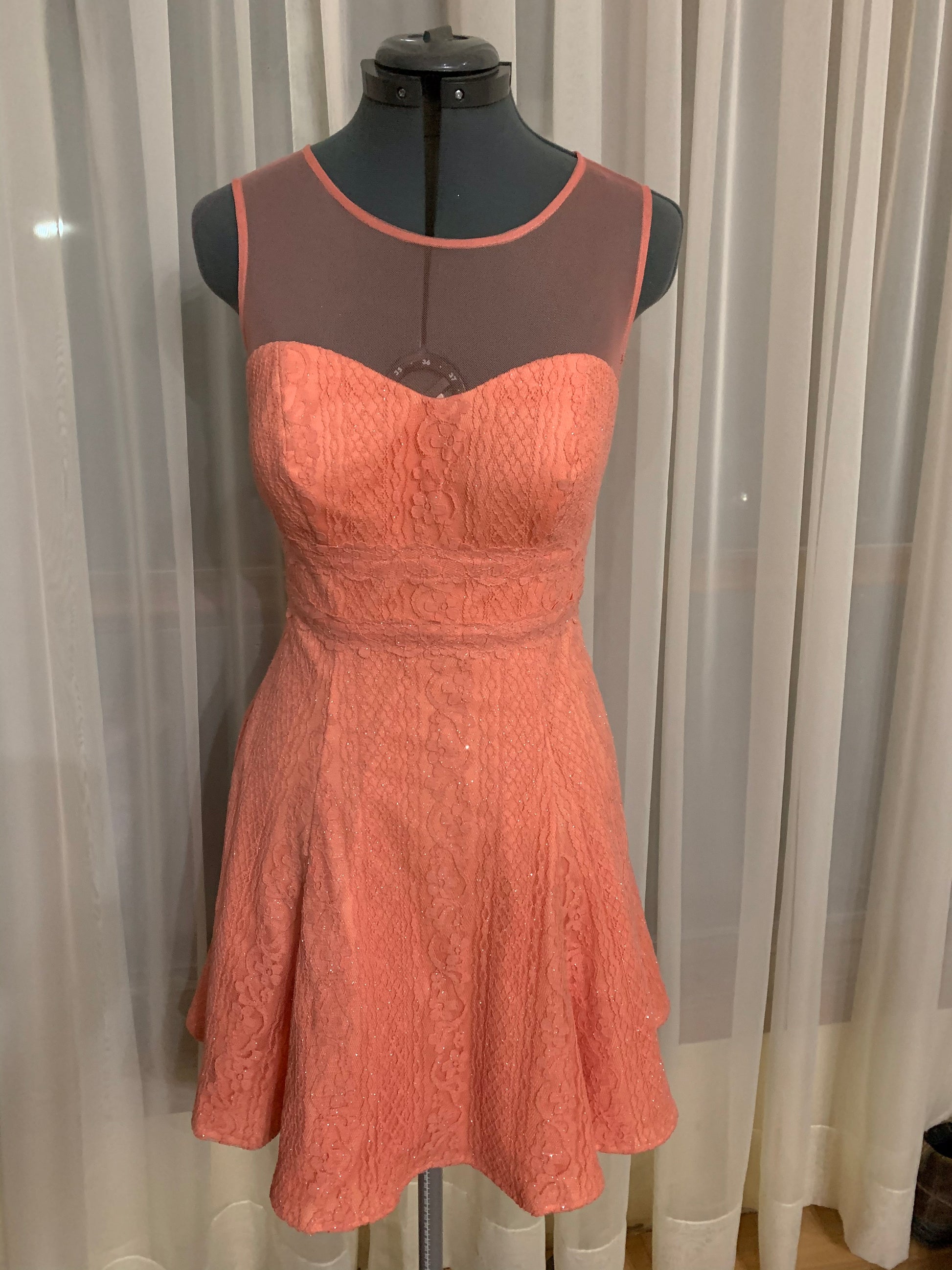 Pink Violet Dress Size Medium Style 221265 - MISS LESTER'S 