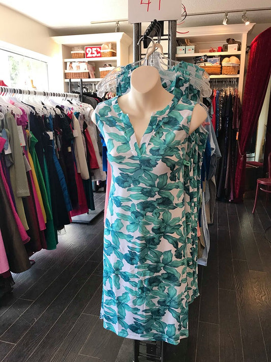 V- Neck A-Line Tank Dress Style JP-TOM - MISS LESTER'S 