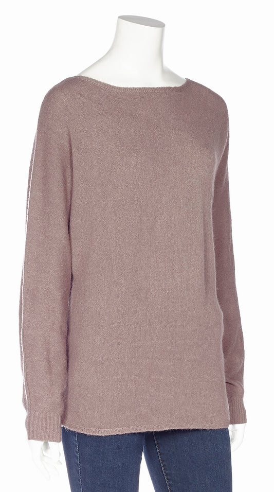 Long Sleeve Boat Neck Tunic Sweater Style MW-BT - MISS LESTER'S 