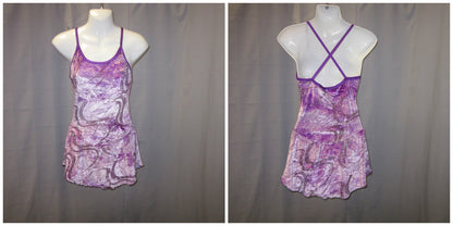 Quad Club QC0921  Adult Small Purple Tie Dye Skate Dress - MISS LESTER'S 