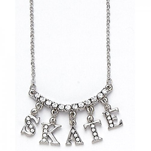 Necklace 2736B Skate Word Necklace