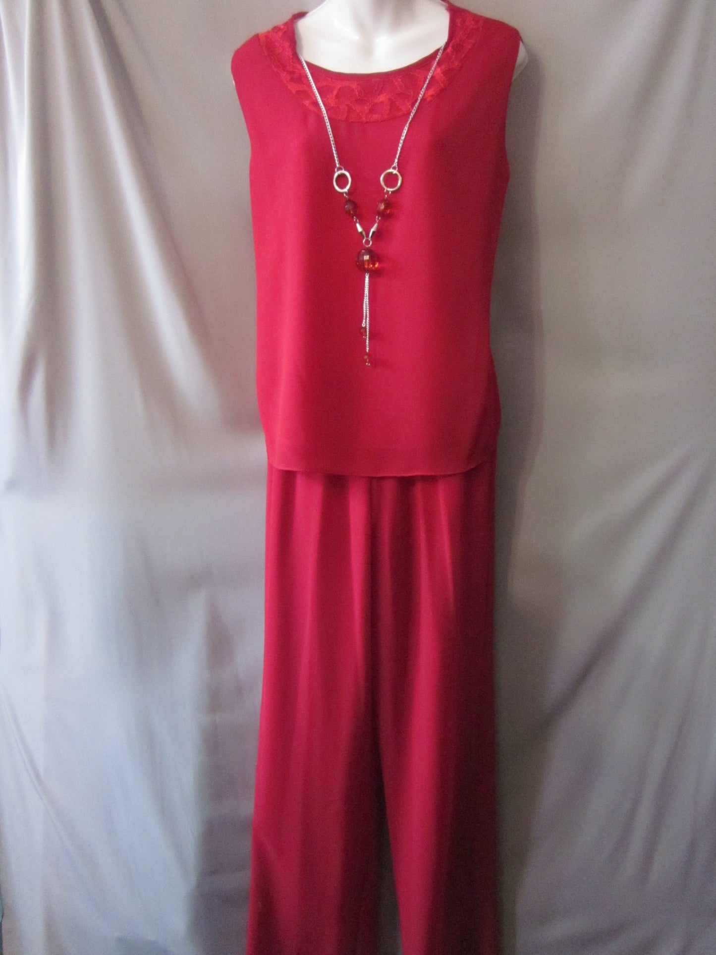 Pantsuit With Jacket Size Medium Style W1507 - MISS LESTER'S 