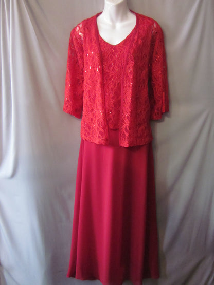 Mother Of Bride Dress Size M Style W1516 - MISS LESTER'S 