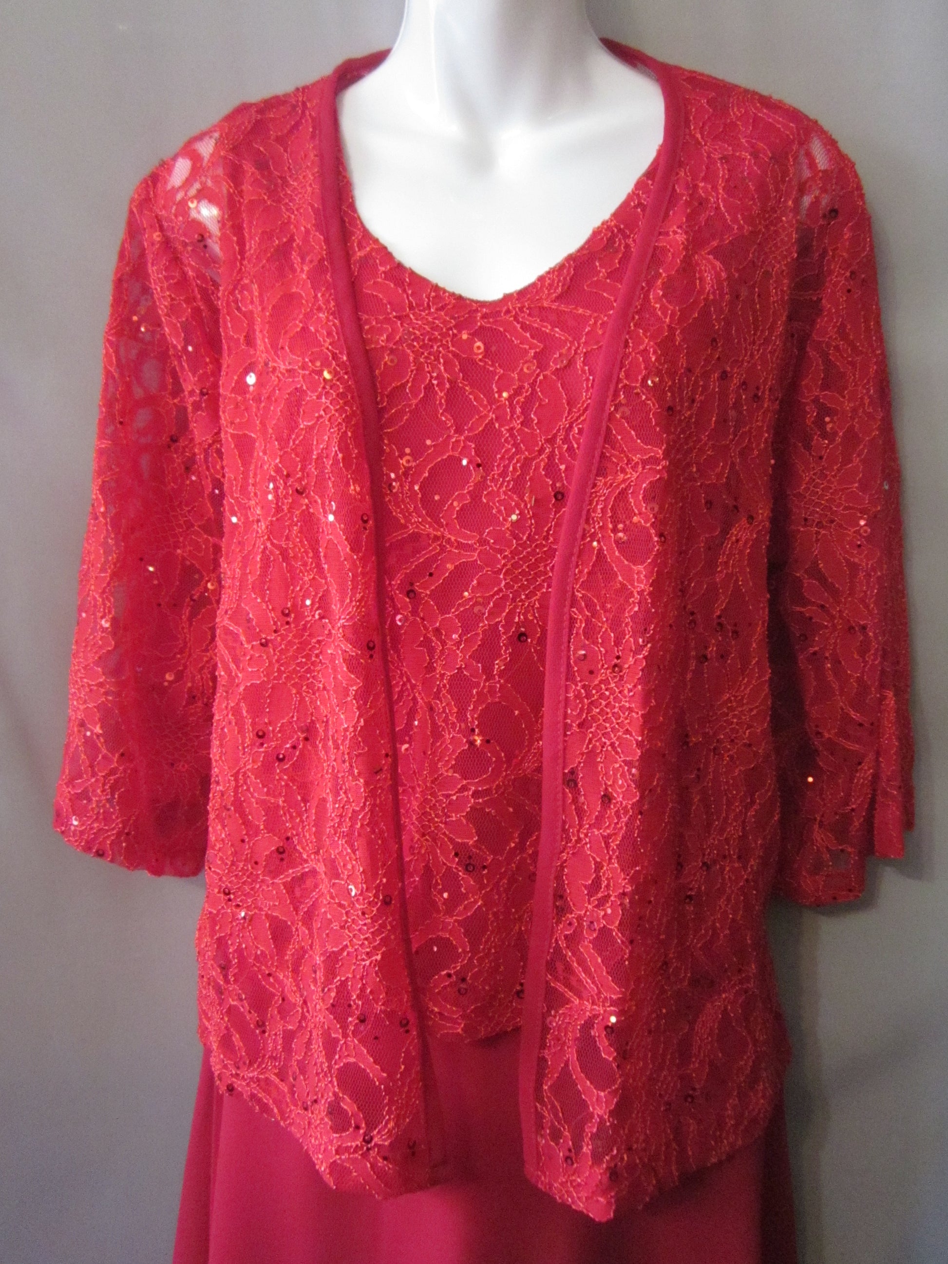 Mother Of Bride Dress Size M Style W1516 - MISS LESTER'S 